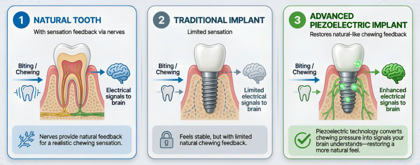Advanced Piezoelectric Implant